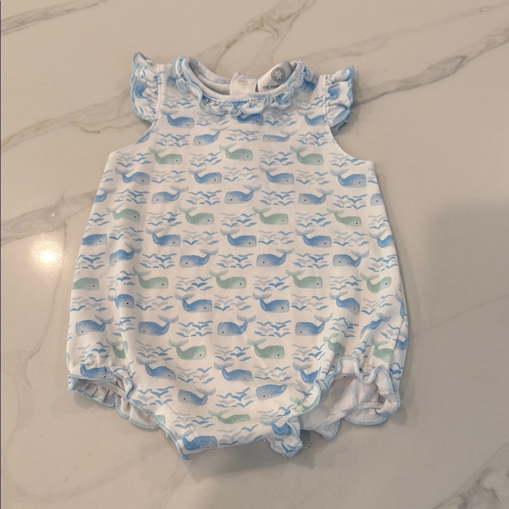 Proper Peony Whale Onesie